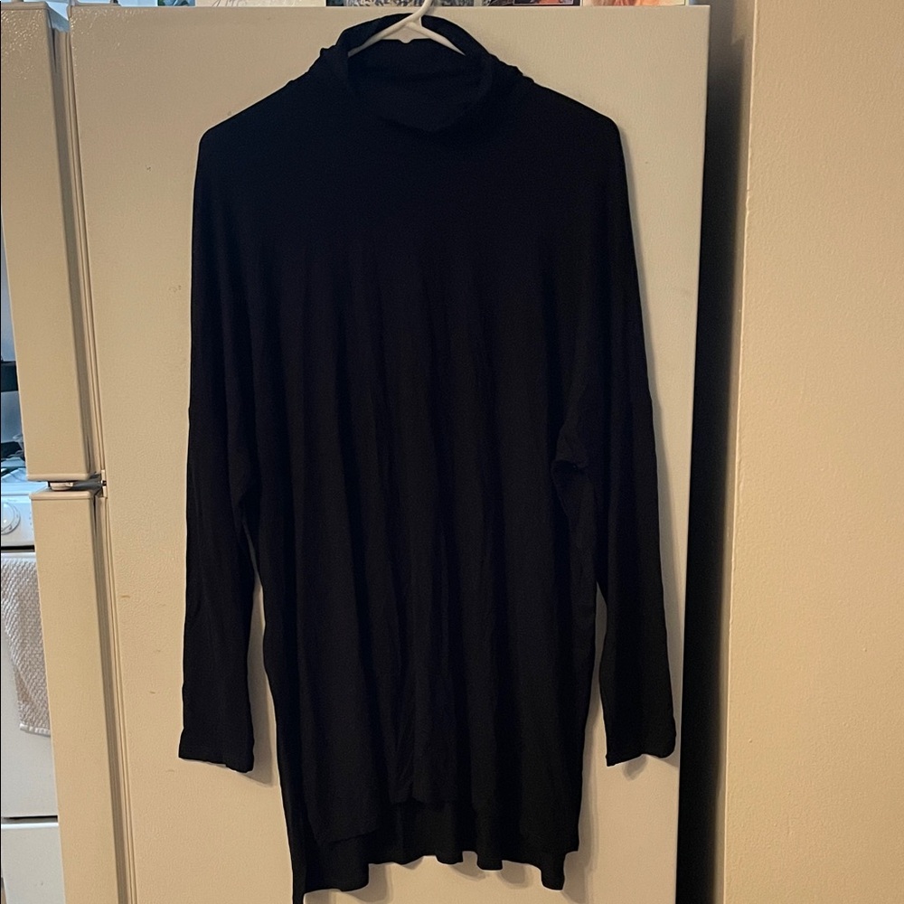 Eileen Fisher Women’s Large Classic Black Long Sleeve Tunic